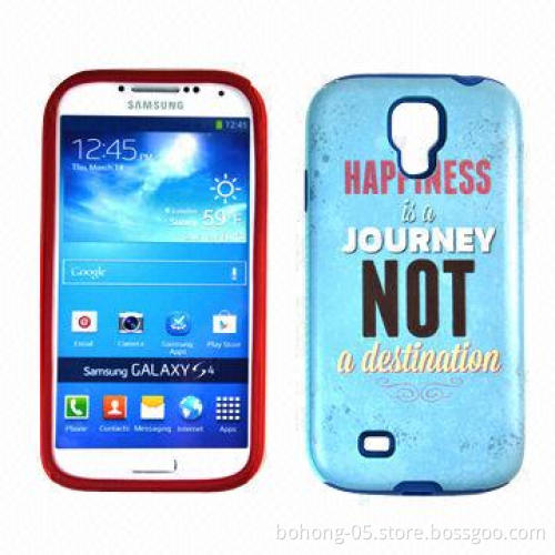PC and Silicone Cases for Samsung Galaxy S4, Various Colors Available